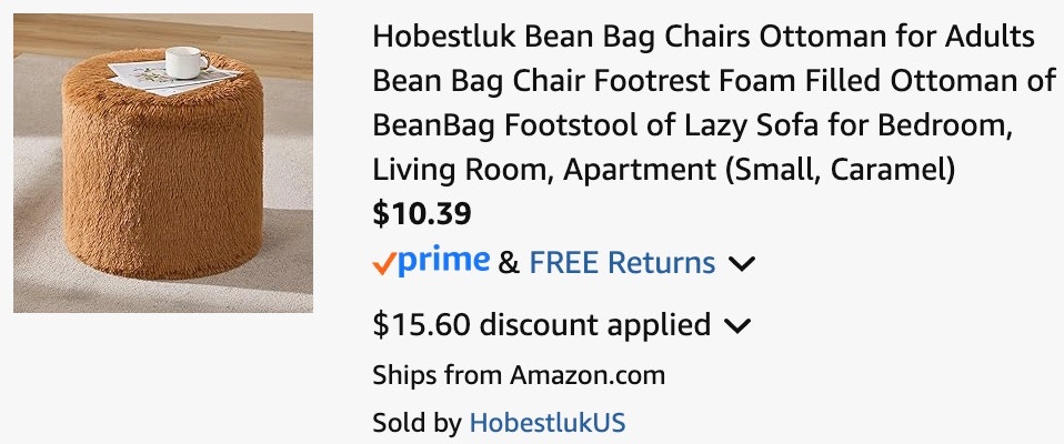 amazon-bean-bag-ottoman-cart