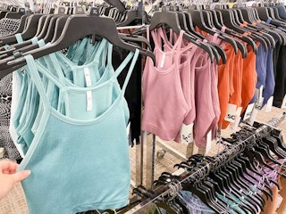 tank tops on hangers