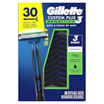 Gillette Custom Plus3 Razors 30-Pack