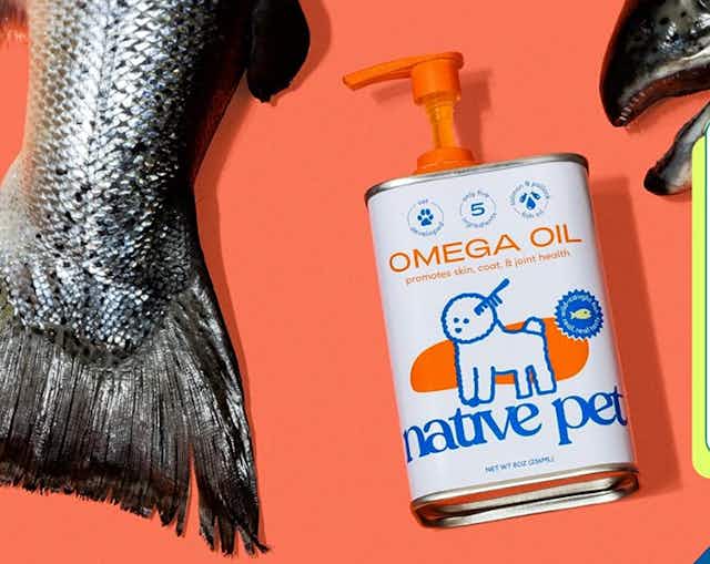 Native Pet Omega 3 Fish Oil, as Low as $7.49 on Amazon card image