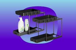 Under-Sink Organizer 2-Pack, Under $20 on Amazon card image