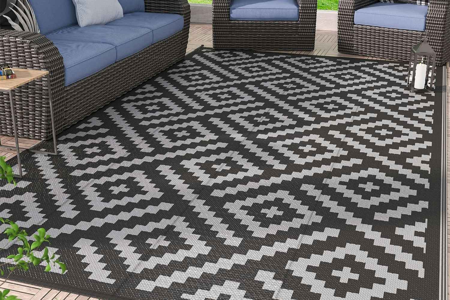 5' x 8' Outdoor Patio Rugs, as Low as $19.79 on Amazon