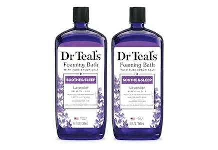 Dr Teal's Foaming Bath 2-Pack