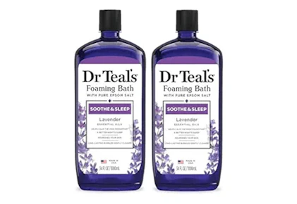 Dr Teal's Foaming Bath 2-Pack