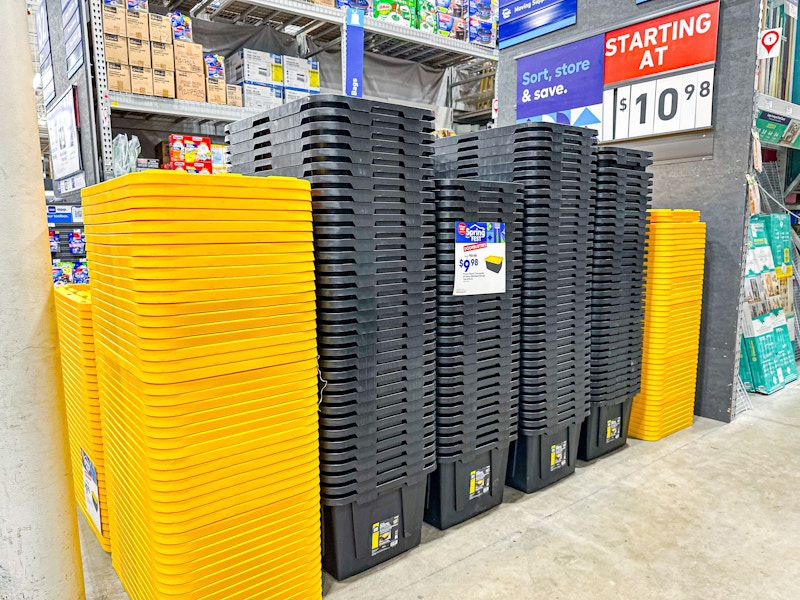 lowes storage totes
