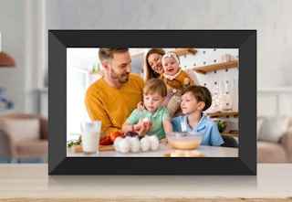 digital frame on table