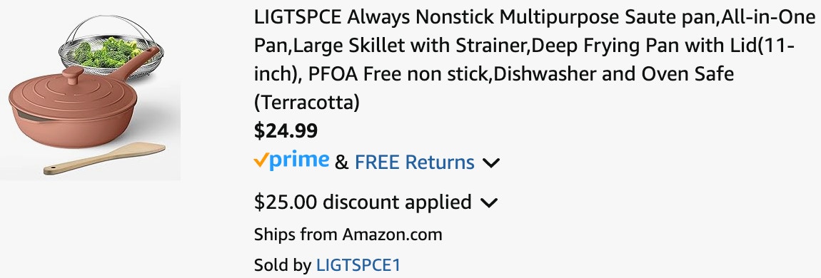a cart ending in $24.99