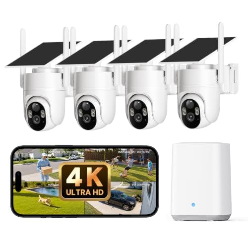 4K Wireless Security Camera Kit