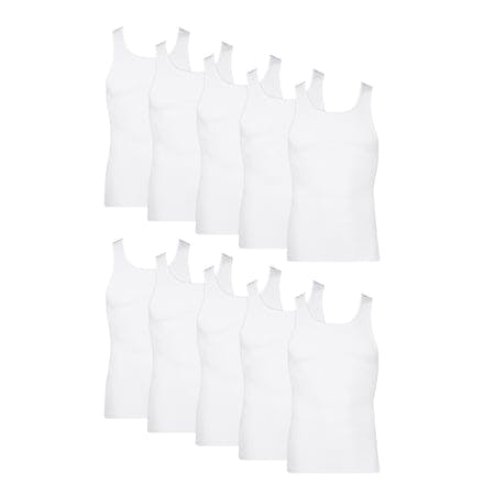 Hanes Men's Tank Tops 10-Pack