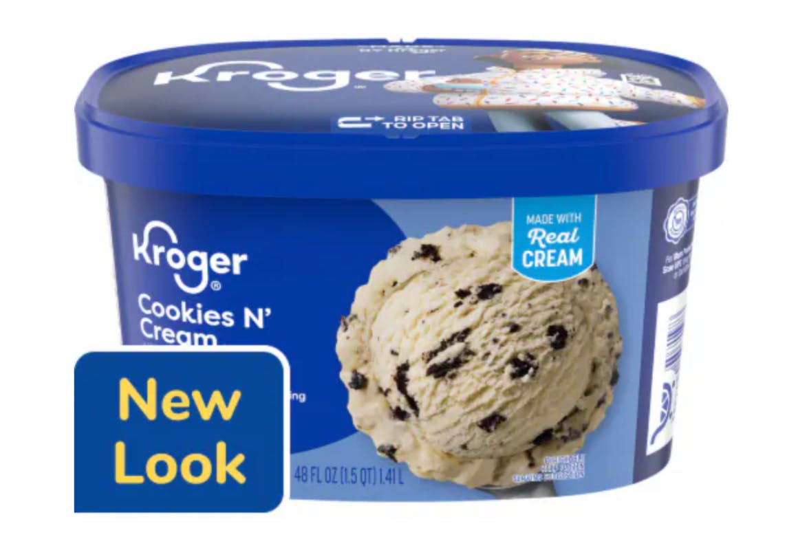 Kroger Ice Cream Tub