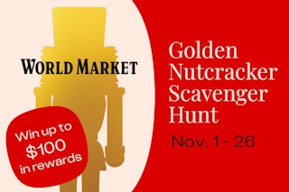 world market golden nutcracker scavenger hunt november 1-26 2025