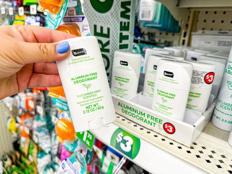 dollar tree b-pure aluminum free deodorant 1
