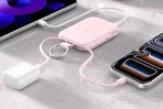 a charger on a table