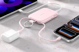 a charger on a table