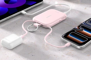 a charger on a table