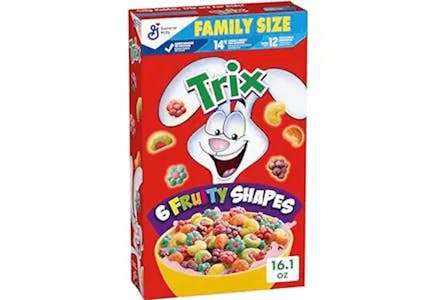 Trix Cereal Family Size