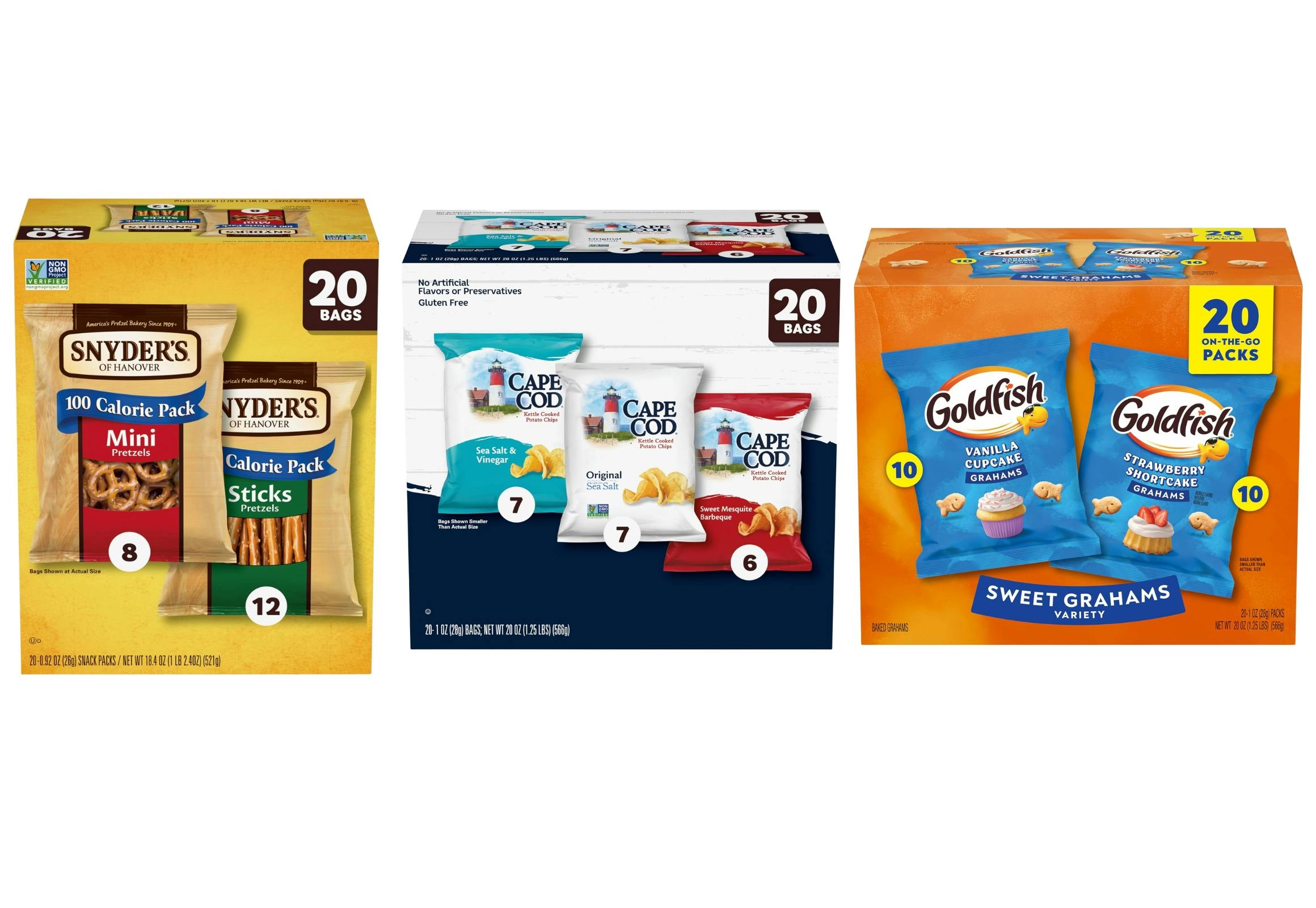 3 Snack Packs