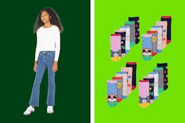 There Are MORE Discounted Walmart Clothes: $5 Sock Packs and $5 Kids' Jeans card image