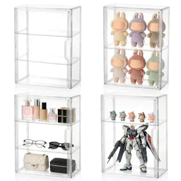 Acrylic Display Case 4-Pack