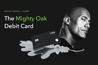 acorns mighty oak card