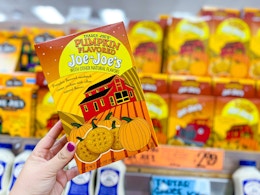 pumpkin joejoes cookies at Trader Joe's