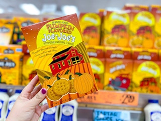 pumpkin joejoes cookies at Trader Joe's