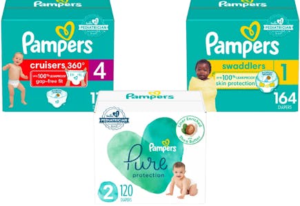 3 Pampers Diapers