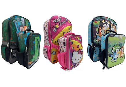 Licensed Character Backpack Set