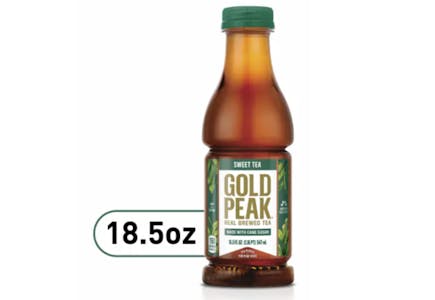 5 Gold Peak Tea Bottles