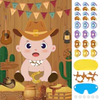 Pin the Pacifier on the Cowboy Game