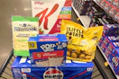 meijer groceries in shopping cart