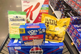 meijer groceries in shopping cart