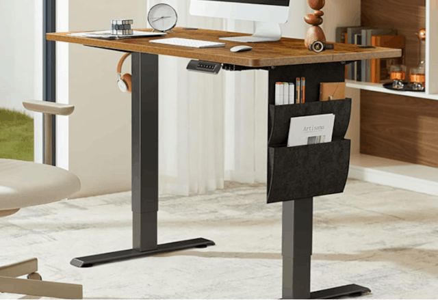 Standing Computer Desk, Now $99.98 on Amazon card image