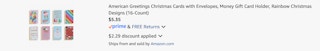 Amazon American Greetings Christmas Cards 2025