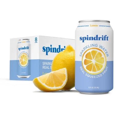 Spindrift Lemon Sparkling Water 8-Pack