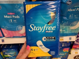 Stayfree Pads, Only $0.49 at Kroger