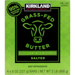 Kirkland Signature Grass-Fed Butter 4-Pack