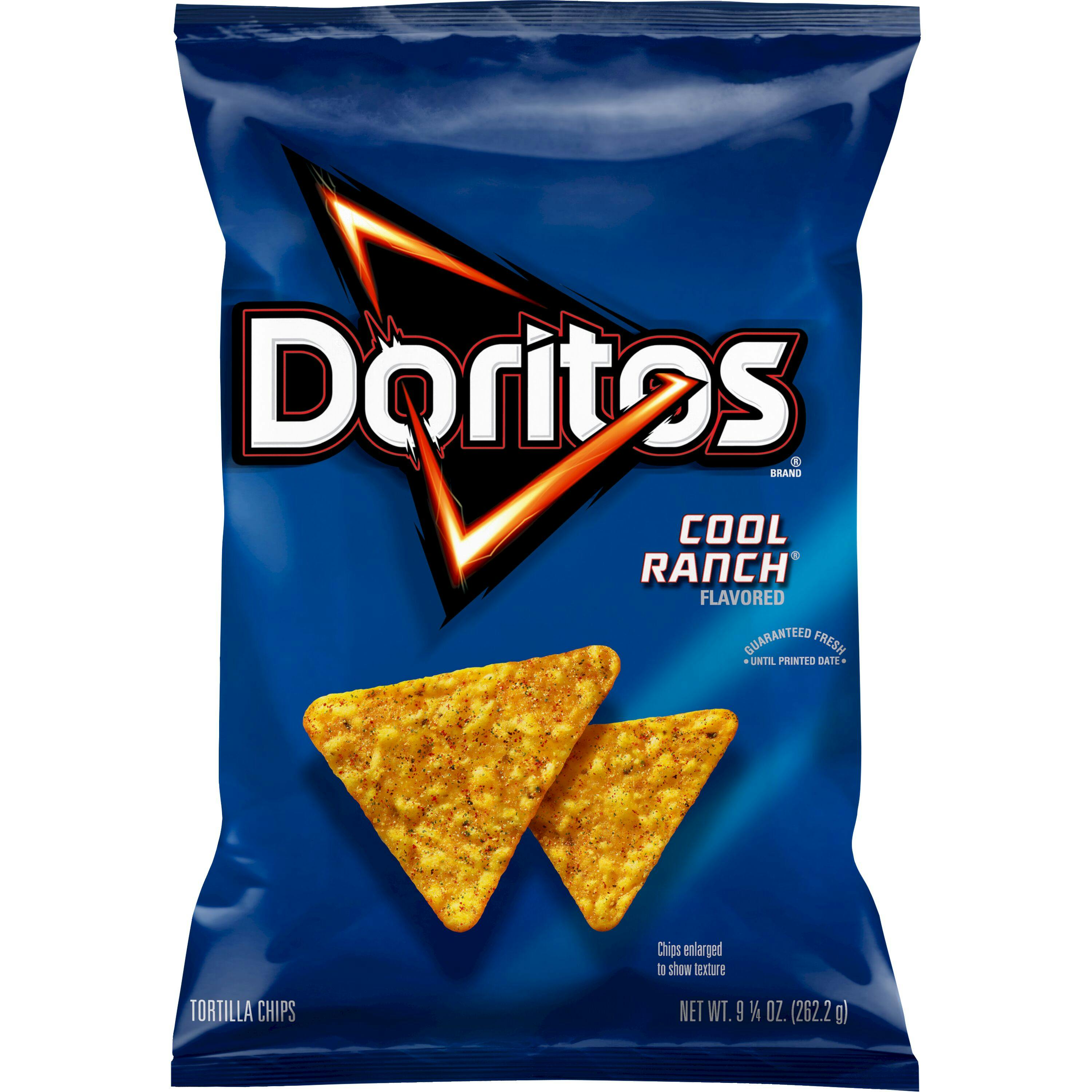 2 Doritos Tortilla Chips Bags