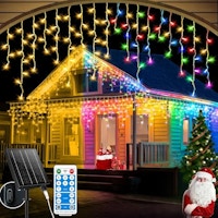 Solar Icicle Lights