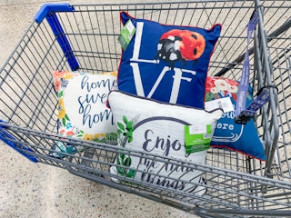 mainstays outdoor cushions in walmart cart