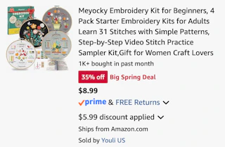 Amazon Embroidery Kit 2026