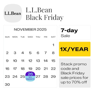 L.L.Bean Black Friday — November 2025