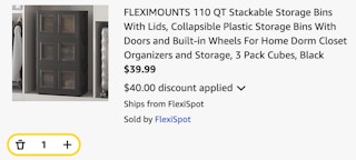 Stackable Storage Bins 3-Pack