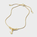 A New Day Initial Bolo Bracelet
