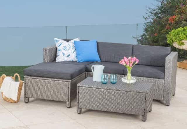 Arville Outdoor 6-Person Seating Group, Just $220 at Wayfair (Reg. $870) card image