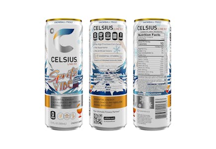 3 Celsius Sparkling Spritz Vibe Cans
