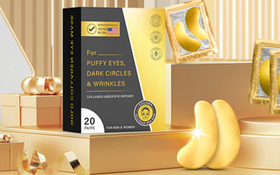 Golden Under-Eye Patches 20-Pack, Just $3.49 on Amazon (Reg. $10)
