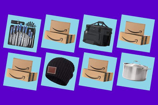 Amazon Lightning Deals: Knife Set, Cooler Bag, Beanie, Stock Pot & More card image