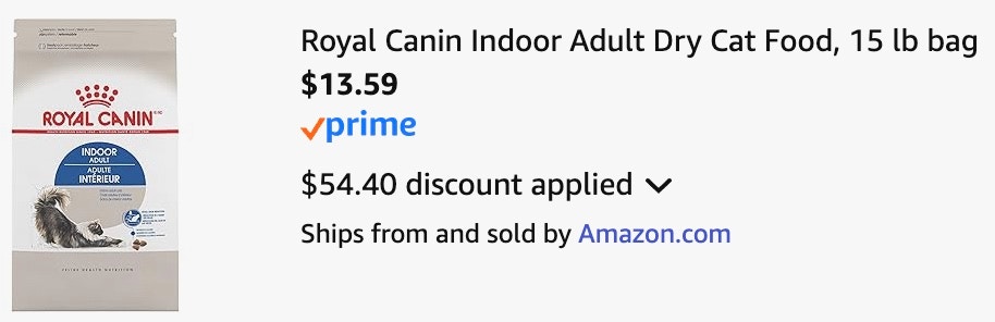 amazon-royal-canin-cat-food-cart