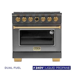 36-in Dual Fuel Range
